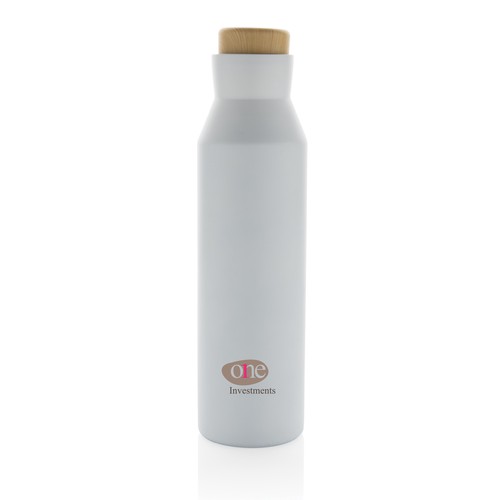Botella al vacío acero inoxidable reciclado certificado RCS