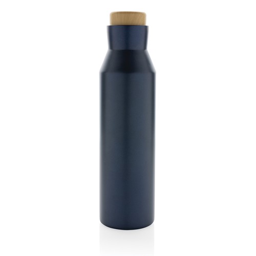 blue Botella al vacío acero inoxidable reciclado certificado RCS