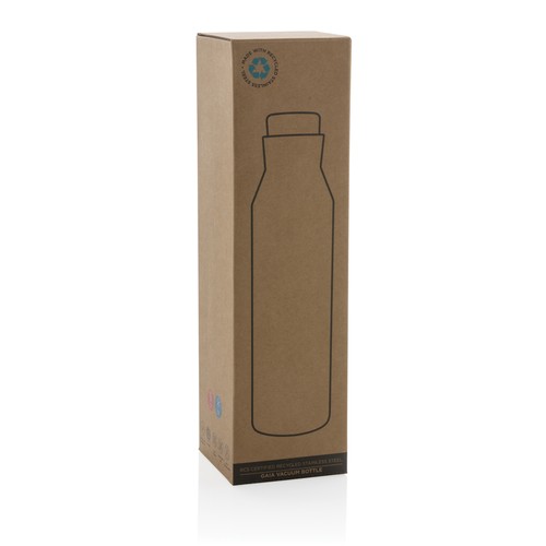 Botella al vacío acero inoxidable reciclado certificado RCS