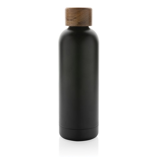 Bouteille iso en acier inoxydable recyclé certifiée RCS Wood - 3