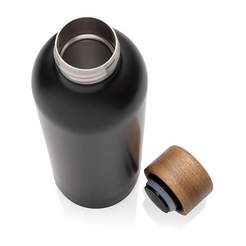 Bouteille iso en acier inoxydable recyclé certifiée RCS Wood - 4