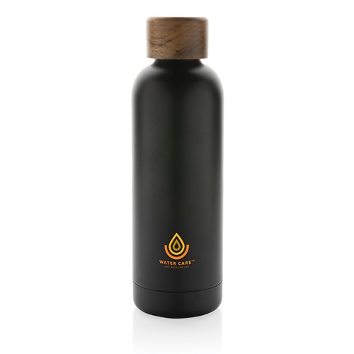 Bouteille iso en acier inoxydable recyclé certifiée RCS Wood - 5