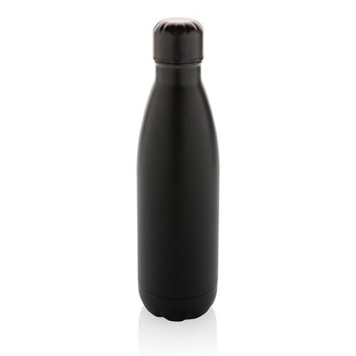 black Botella Eureka de pared simple de acero y certificación RCS