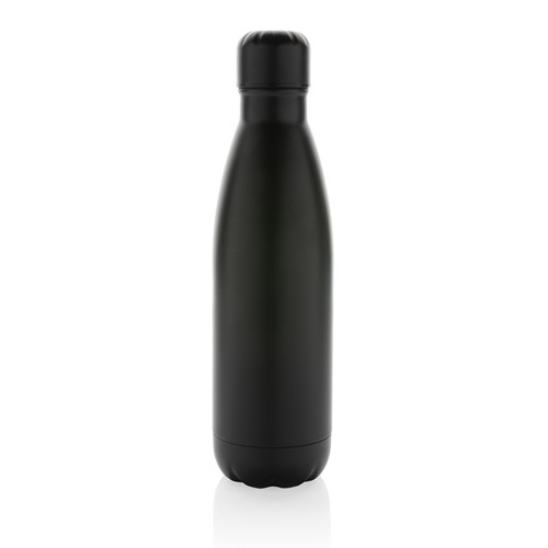black Botella Eureka de pared simple de acero y certificación RCS