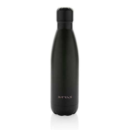 black Botella Eureka de pared simple de acero y certificación RCS