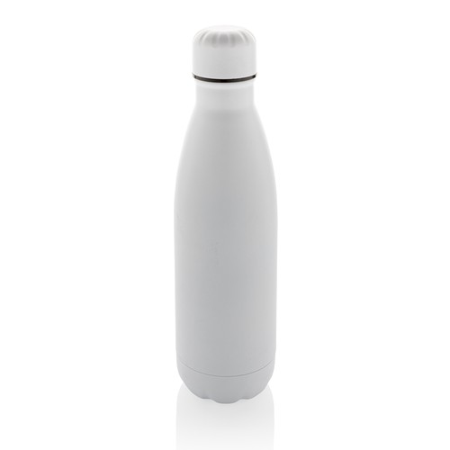white Botella Eureka de pared simple de acero y certificación RCS