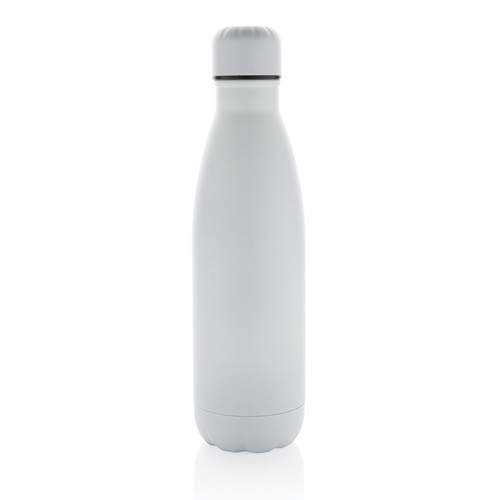 white Botella Eureka de pared simple de acero y certificación RCS