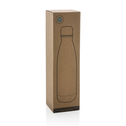 white Botella Eureka de pared simple de acero y certificación RCS