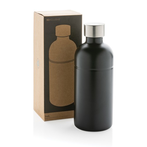 black Botella carbonatada reacondicionada con certificación RCS