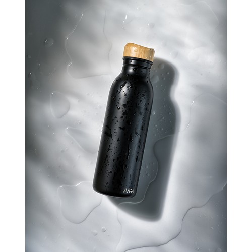 black Botella Avira Alcor RCS Re-steel 600 ml