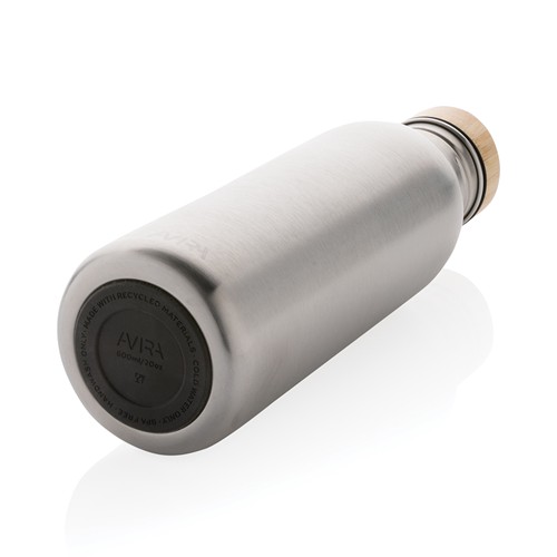 plateado Botella Avira Alcor RCS Re-steel 600 ml