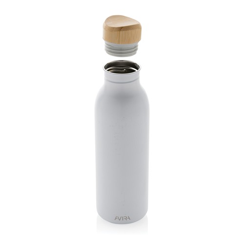 white Botella Avira Alcor RCS Re-steel 600 ml