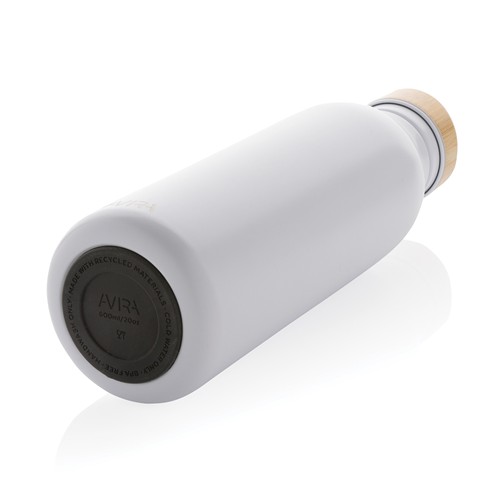 white Botella Avira Alcor RCS Re-steel 600 ml
