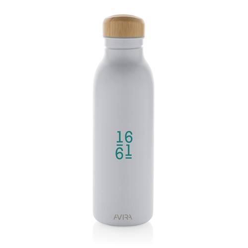 white Botella Avira Alcor RCS Re-steel 600 ml