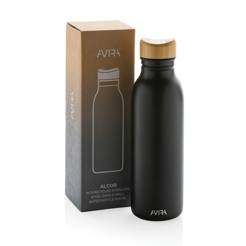 black Botella Avira Alcor RCS Re-steel 600 ml
