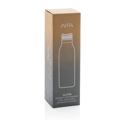 white Botella Avira Alcor RCS Re-steel 600 ml