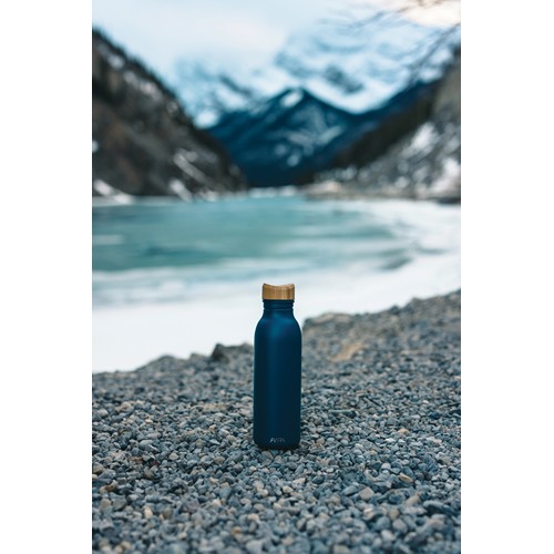 azul marino Botella Avira Alcor RCS Re-steel 600 ml