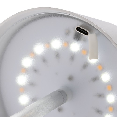 white Lámpara Pure Glow reciclado RCS certificado recargable USB