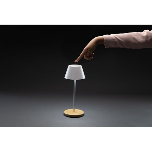 white Lámpara Pure Glow reciclado RCS certificado recargable USB