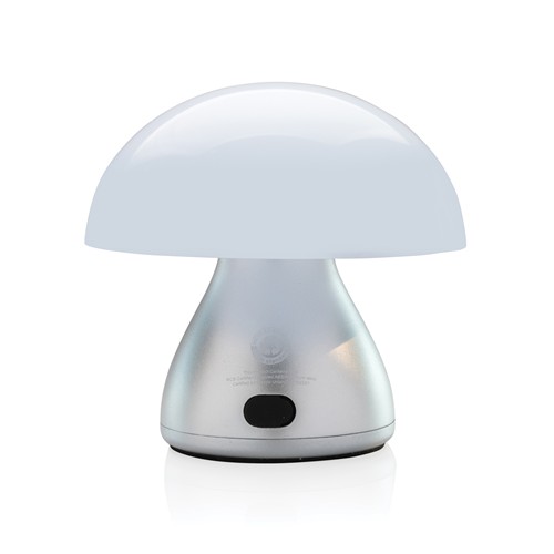 gray Lámpara mesa Luming recargable USB reciclado RCS