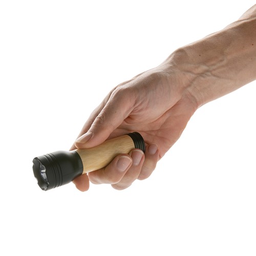 black Linterna Lucid bambú y plástico reciclado certificación RCS