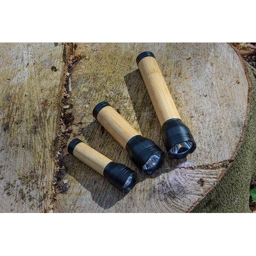 black Linterna Lucid bambú y plástico reciclado certificación RCS