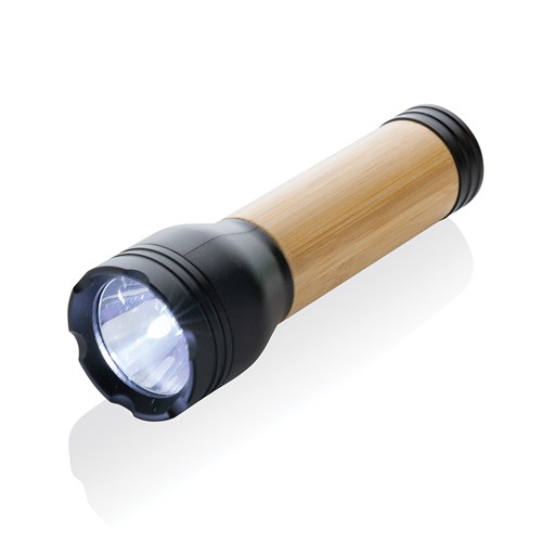 black Linterna Lucid 3W RCS reciclado y bambú certificado RCS
