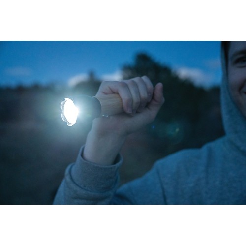 Lampe 5W en plastique recyclé RCS et bambou Lucid - 10