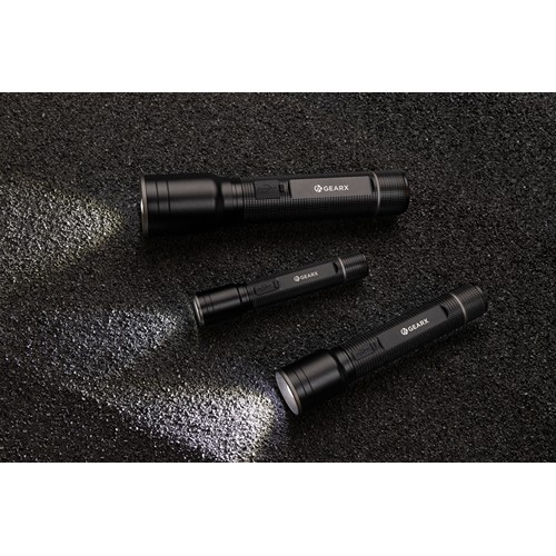 Linterna recargable USB Gear X aluminio reciclado RCS