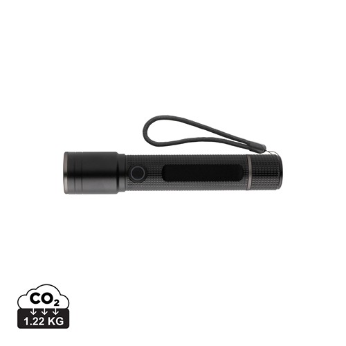 Lampe torche 3W rechargeable par USB en alu RCS Gear X - 1