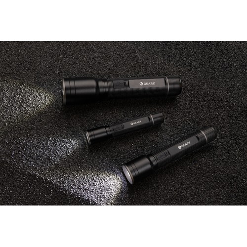 Linterna grande recargable USB Gear X RCS aluminio reciclado