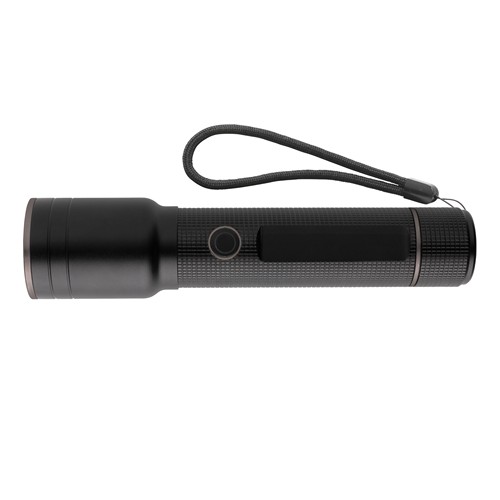 Torche robuste rechargeable par USB en aluminium recyclé RCS - 2