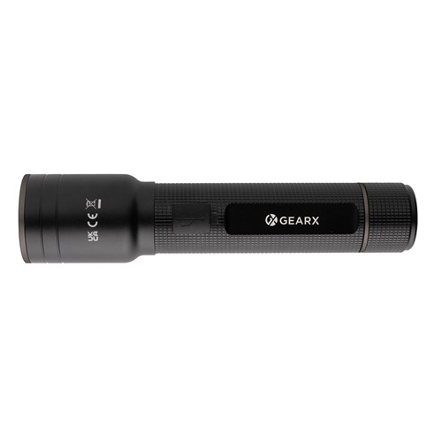 Torche robuste rechargeable par USB en aluminium recyclé RCS - 3