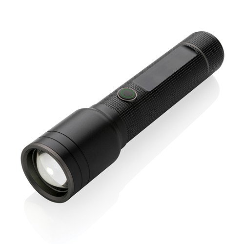 Torche robuste rechargeable par USB en aluminium recyclé RCS - 4