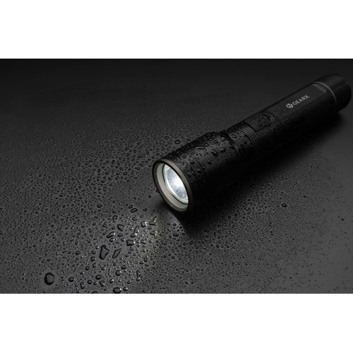 Torche robuste rechargeable par USB en aluminium recyclé RCS - 8