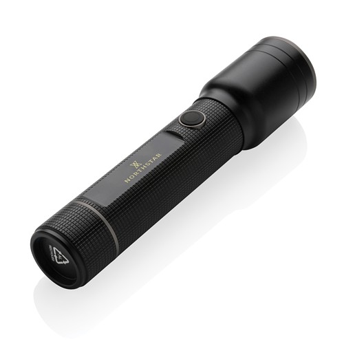 Torche robuste rechargeable par USB en aluminium recyclé RCS - 5