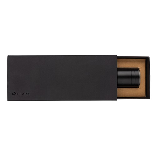 Torche robuste rechargeable par USB en aluminium recyclé RCS - 16