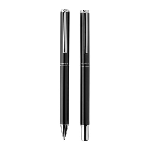 Set de stylos en aluminium recyclé RCS Swiss Peak Cedar - 3