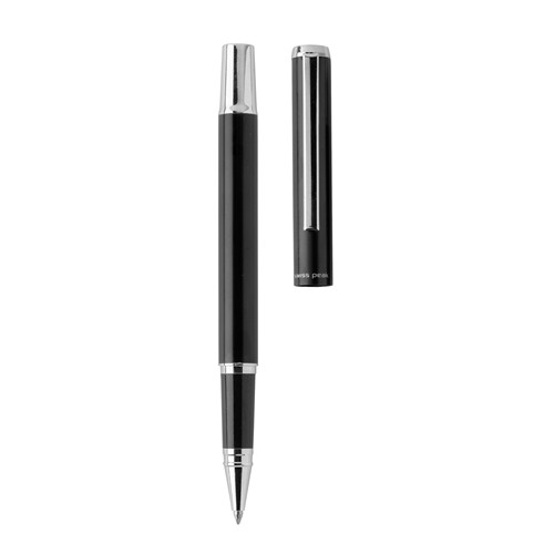 Set de stylos en aluminium recyclé RCS Swiss Peak Cedar - 5