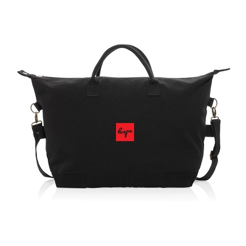 black Bolsa fin de semana Kezar lona reciclada AWARE™