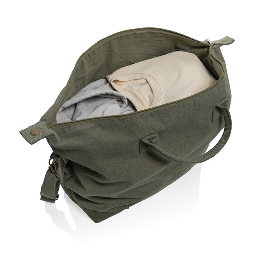 green Bolsa fin de semana Kezar lona reciclada AWARE™