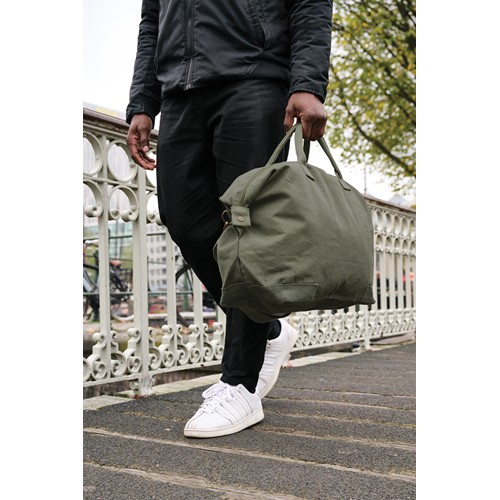 green Bolsa fin de semana Kezar lona reciclada AWARE™