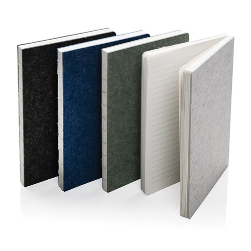 Cahier A5 en feutre recyclé certifié GRS Phrase - 8