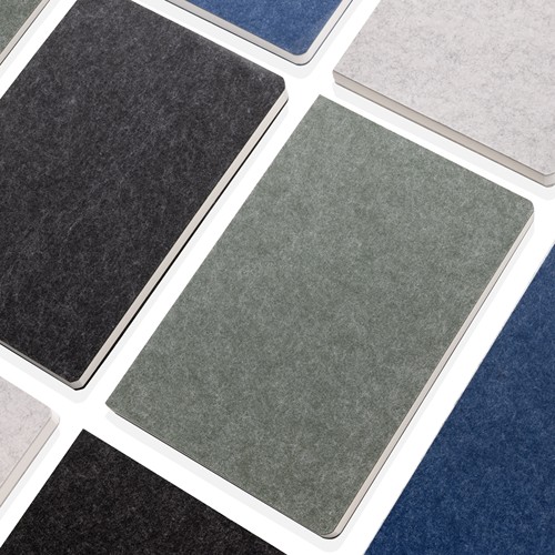 Cahier A5 en feutre recyclé certifié GRS Phrase - 9