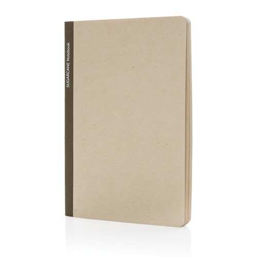 marrón Libreta A5 Stylo de papel de caña de azúcar