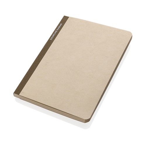 marrón Libreta A5 Stylo de papel de caña de azúcar