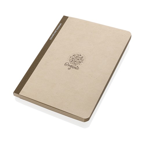 marrón Libreta A5 Stylo de papel de caña de azúcar