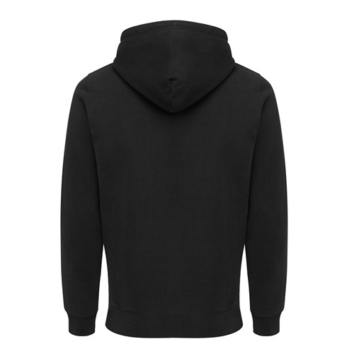 black IQONIQ Abisko Sudadera Cremallera/Capucha Algodón Reciclado