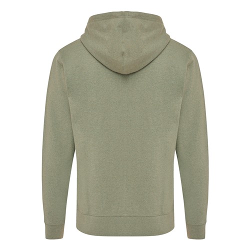 verde chiné IQONIQ Abisko Sudadera Cremallera/Capucha Algodón Reciclado