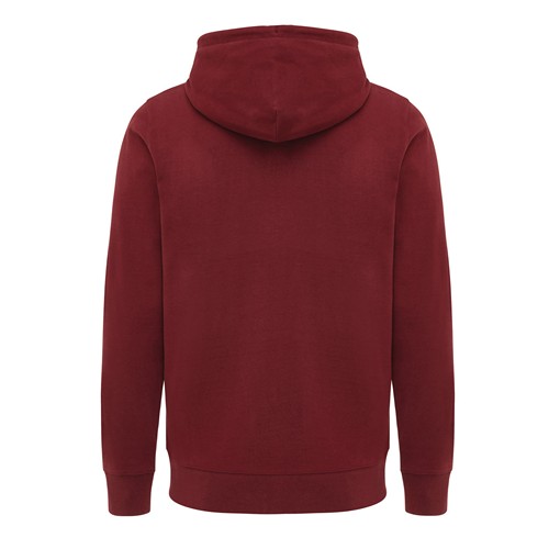 burdeos IQONIQ Abisko Sudadera Cremallera/Capucha Algodón Reciclado